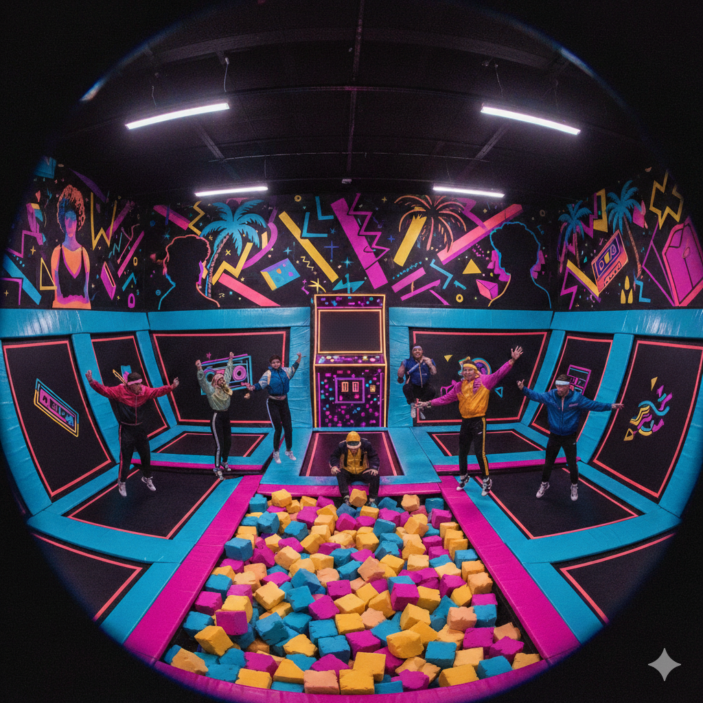 A woman on a rooftop with windblown hair